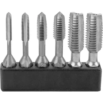 Závitořezný nástroj NÁSTROJE CZ Souprava závitořezných bitů M4;M5;M6;M8;M10;M12 HSS - CZZ - CZZ948-120