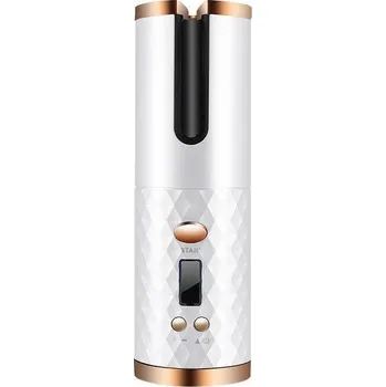 Žehlička na vlasy Verk 15925 Inteligentní bezdrátová kulma na vlasy bílá