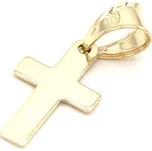 Zlatý přívěsek křížek hladký
