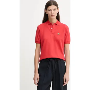 Pánské tričko Bavlněné polo tričko Bally WJE04R červená 33X, vel. S