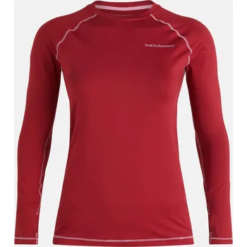 Dámské tričko Dámské Termo tričko PEAK PERFORMANCE SPIRIT CREW G77919040_RR1 – Červená M