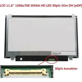 Náhradní displej pro notebook LCD displej display Asus ChromeBook CX1101 LCD 11.6" 1366x768 WXGA HD LED 30pin Slim matný povrch