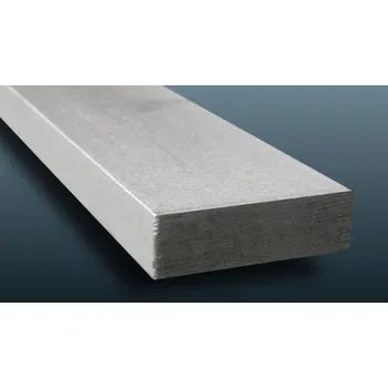 Stavební profil Nerezová tyč plochá 30x5 Wst.Nr. 1.4301 tažená, délka 3m