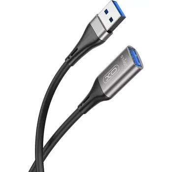 Datový kabel Adaptér XO-NB220, USB A (male) na USB A (female) 3.0, délka 2m, barva černá