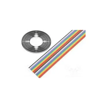 elektrický kabel Vodič plochý kabel 1,27mm licna Cu 20x28AWG PVC 300V 30,5m