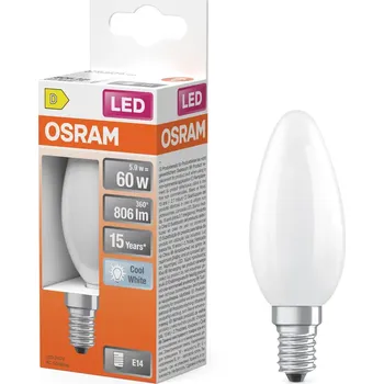 Žárovka LED žárovka LED B35 svíčka E14 5.5W = 60W 806lm 4000K Neutrální 300° Retrofit Filament CLASSIC Osram