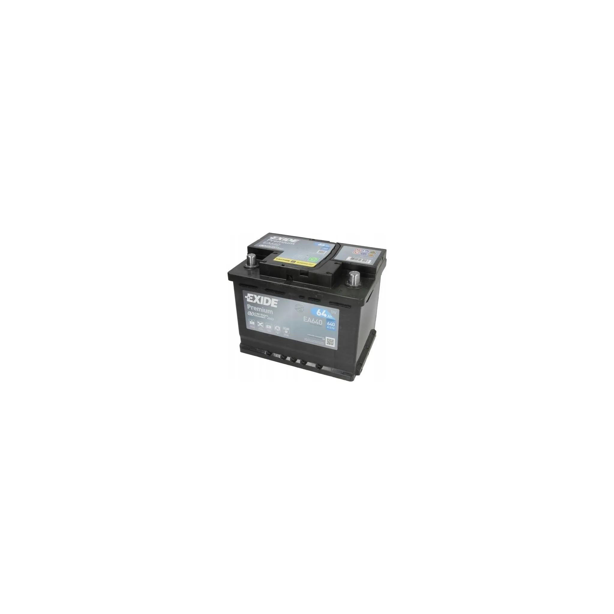 Fotografie 3 - Autobaterie Exide Premium EA640 12V 64Ah 640A