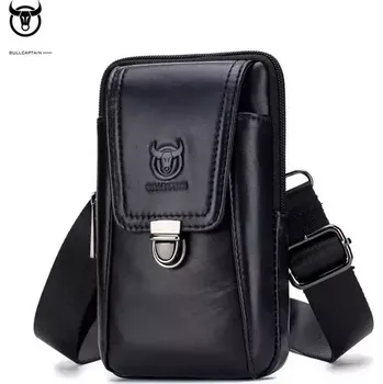 Bullcaptain univerzální pouzdro, kůže, barva černá