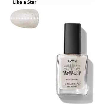 Přípravek na nehty Lak na nehty Sparkling Crystals - Like a Star