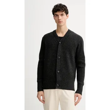 Dámský svetr Kardigan s příměsí vlny G-Star Essential šedá barva, D26779-E212 D26779.E212 90A, vel. M