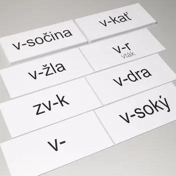 Vybraná slova po V – procvičovací karty