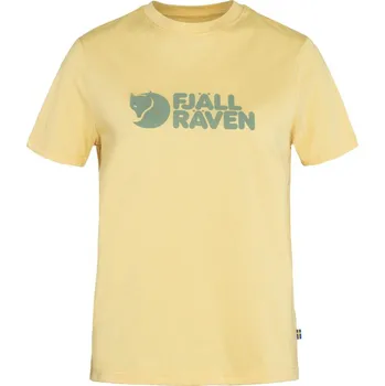 Dámské tričko tričko dámské FJÄLLRÄVEN Fjällräven Logo Tee W Mais Yellow - XS