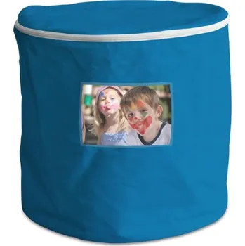 Sportovní vak Odkládací vak kulatý - modrý