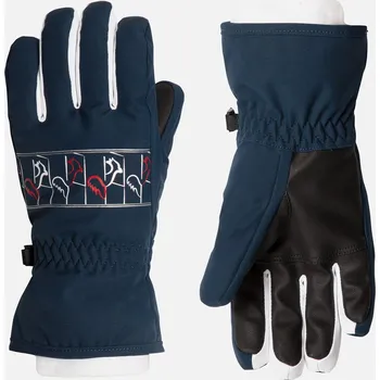 Rukavice Dětské Rukavice ROSSIGNOL JR JANE IMPR G RLMYG07_715 – Tmavě modrá 8