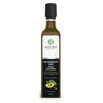 Rostlinný olej GREEN IDEA Avokádový olej 250 ml