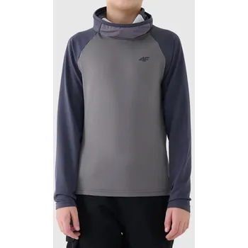 Chlapecká mikina Chlapecká funkční mikina 4F velikost 122/128 grey