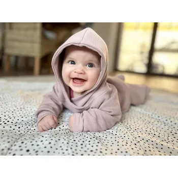 Dívčí mikina Kulišárny Mikina wafle PURPLE VELIKOST: 56