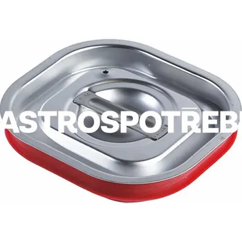 Víko GN 1/6 OPTINOX nerez se silikonovým těsněním