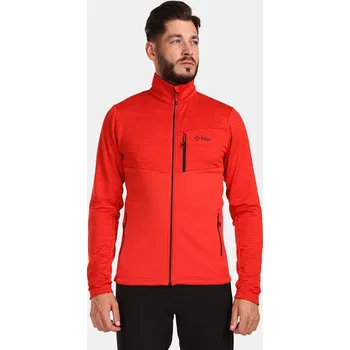 Pánské oblečení Kilpi Erin-M červená UM0207 pánská funkční stretchová mikina OPTI-STRETCH - XL