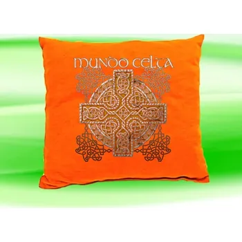Dekorativní polštářek Polštářek MUNDO CELTA oranžový (polštář 35x35 cm )