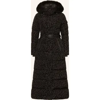 Dámský kabát Mackage Dámský Peříčkový Kabát S Odnímatelnou Kapucí, černá, 38