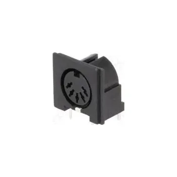 Elektrická zásuvka Zásuvka DIN zásuvka PIN 5 Uspořádání výv 180° úhlové 90° THT