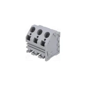 Elektrický konektor Svorkovnice do plošného spoje úhlový 10mm póly 3 na PCB 30A