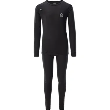 Set dětského termoprádla Dětský Set termoprádla ELBRUS MELOR MERINO SET TB M000230391 – Černá 164