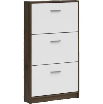 Botník NEPO PLUS botník SFB3K, dub ušlechtilý/bílá