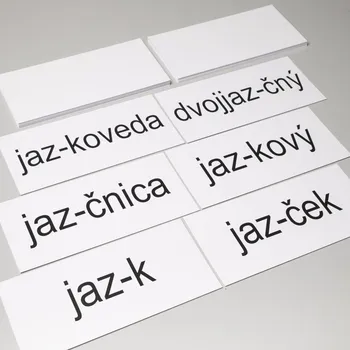 Vybraná slova po Z – procvičovací karty