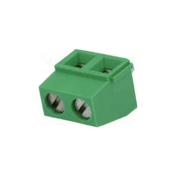 Elektronická součástka Svorkovnice do plošného spoje úhlové 90° 5mm póly 2 na PCB