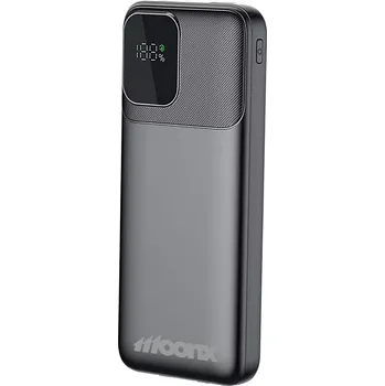 Powerbanka MOONX powerbanka MP02 PD 20W 1xUSB-C + 1xUSB QC3.0 22.5W 10000mAh černá