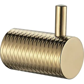 Věšák Koupelnový věšák REA PRISM 6606 zlatý kartáčovaný