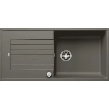 Granitový dřez Blanco ZIA XL 6 S Silgranit šedá vulkán oboustranné provedení s excentrem - 527399