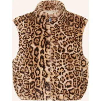 Darling Harbour Dámská Vesta Z Umělé Kožešiny, leo, 34