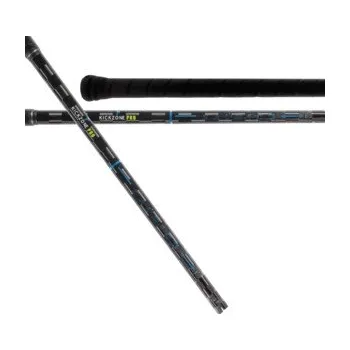 Florbalová hůl Salming P-Series Kickzone Pro F29 Black/Blue Shaft florbalové hole černá / modrá, Levá (levá ruka dole), 96cm (=106cm)