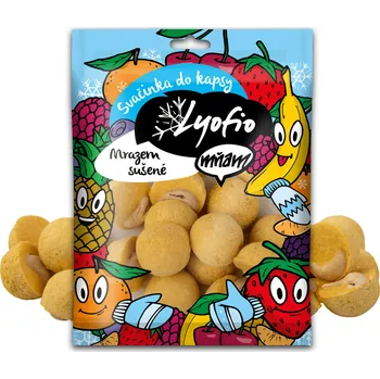 Potravina Kešu v mangové krustě 50 g – zdravá svačinka | Lyofio.cz