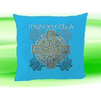 Dekorativní polštářek Polštářek MUNDO CELTA tyrkysový (polštář 35x35 cm )