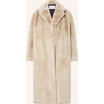 Dámský kabát Stand Studio Dámská Umělá Kožešinová Bunda Mira, béžová, 38