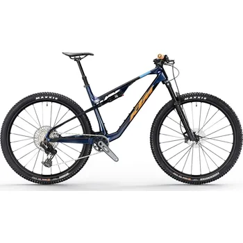 Horské kolo KTM SCARP MT MASTER 29 TRANSMISSION 2026 – karbon, teleskopická sedlovka, SRAM X0 Eagle 12s Barva: Modrá, Velikost: M karbon, teleskopická sedlovka, bezdrátové řazení SRAM X0 Eagle 12s