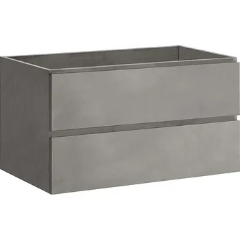 Koupelnový nábytek CERANO - Koupelnová skříňka pod umyvadlo Carole - betonově šedá - 79x48x45 cm