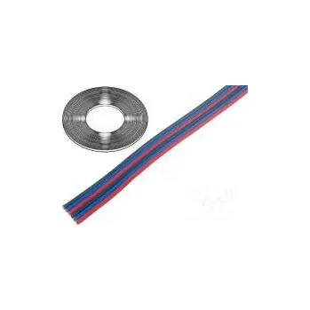 elektrický kabel Vodič plochý kabel licna Cu 6x0,35mm2 PVC 150V 50m