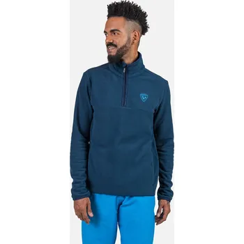 Pánská mikina Pánská Fleecová mikina ROSSIGNOL STRAWPILE FLEECE HZ RLNML08_715 – Tmavě modrá M
