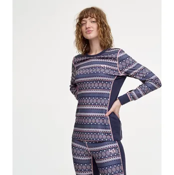 Dámské tričko Dámské Termo tričko KARI TRAA LUNE LS 622924 MARIN – Tmavě modrá XS