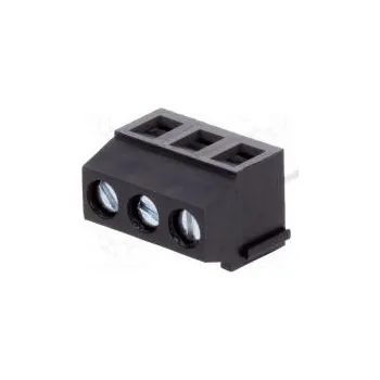 Elektrický konektor Svorkovnice do plošného spoje úhlové 90° 3,81mm póly 3 10A