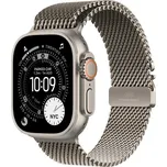 Apple Watch Ultra 3 (2025) 49mm Přírodní titan s přírodně titanovým milánským tahem S