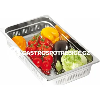 Gastronorm GN 1/1 (h=140 mm) nerezová děrovaná