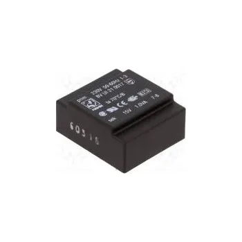 Transformátor Transformátor zalévaný 1VA 230VAC 15V 67mA PCB 50g