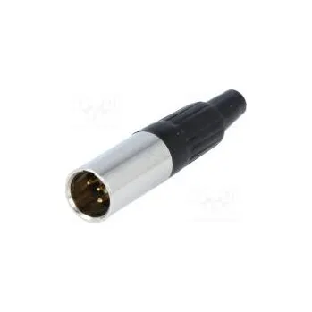 Audio kabel Zástrčka XLR mini vidlice PIN 4 na kabel pájení přímý