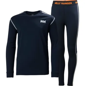 Set dětského termoprádla Dětský Set termoprádla HELLY HANSEN JR HH LIFA ACTIVE SET 48647_597 – Tmavě modrá 152